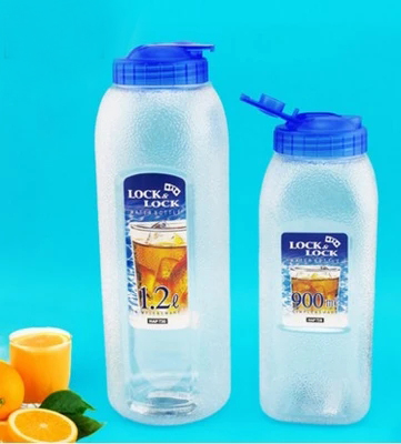 正品乐扣乐扣塑料大容量夏季饮料瓶冷水壶果汁杯凉水杯1.2L/900ML